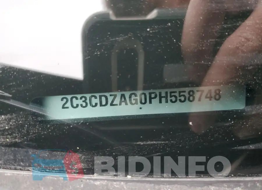 2C3CDZAG0PH558748 Photo# 12