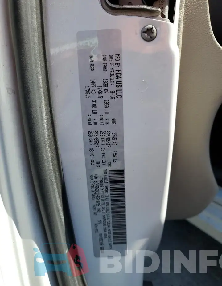 2C4RDGBG2HR549795 Photo# 13