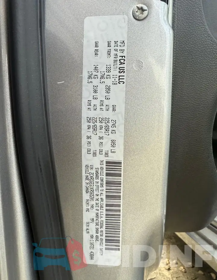 2C4RDGEG1KR565201 Photo# 10