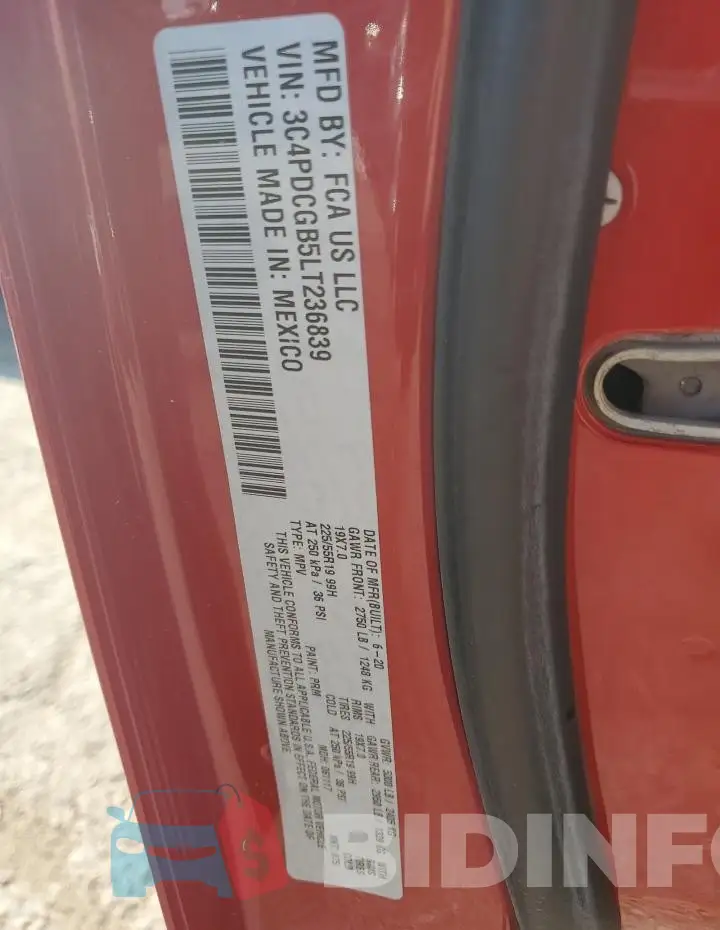 3C4PDCGB5LT236839 Photo# 12