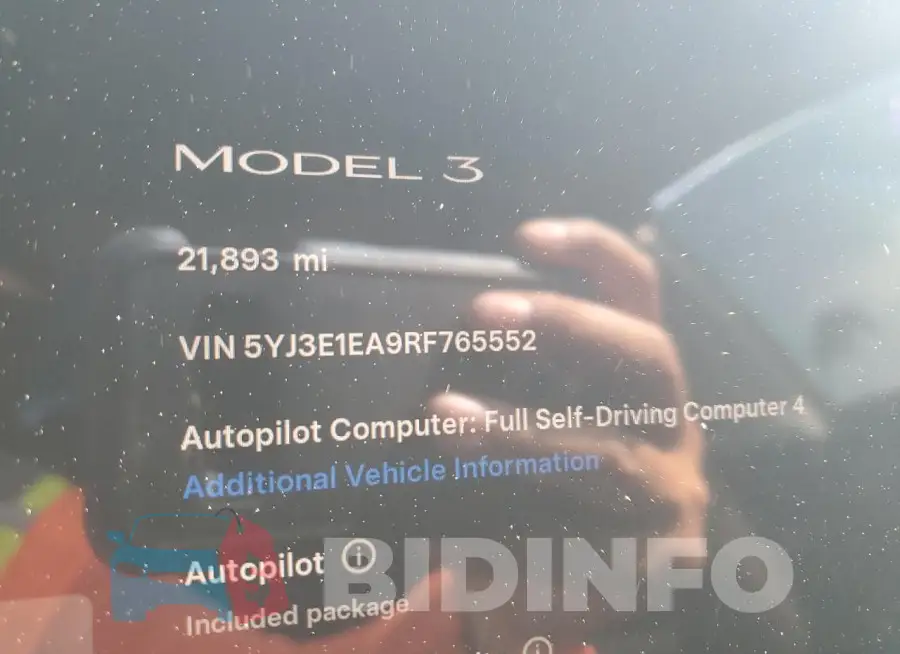 5YJ3E1EA9RF765552 Photo# 9