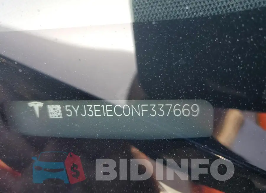 5YJ3E1EC0NF337669 Photo# 12