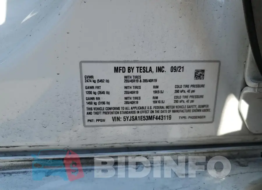 5YJSA1E53MF443119 Photo# 12
