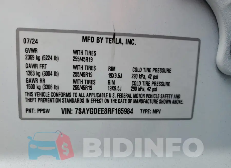 7SAYGDEE8RF165984 Photo# 12