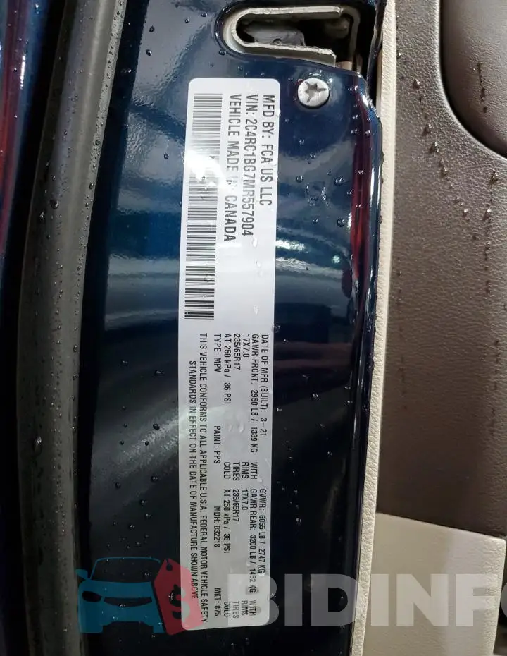 2C4RC1BG7MR557904 Photo# 13
