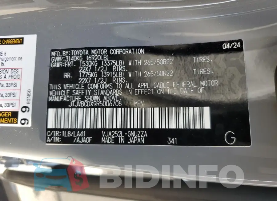JTJVBCDX9R5006708 Photo# 13
