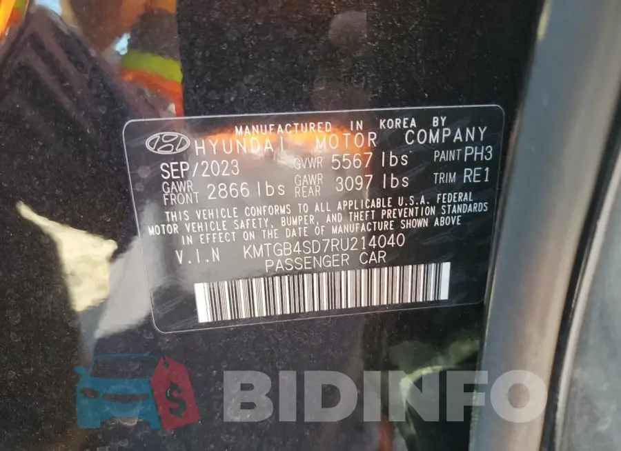 KMTGB4SD7RU214040 Photo# 12
