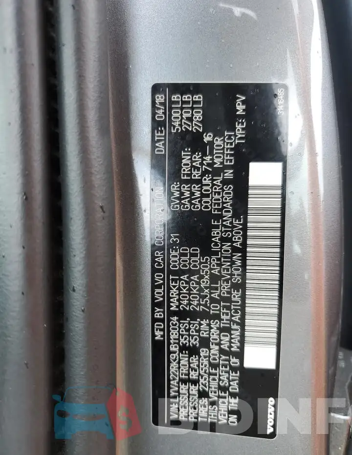 LYVA22RK9JB118034 Photo# 13