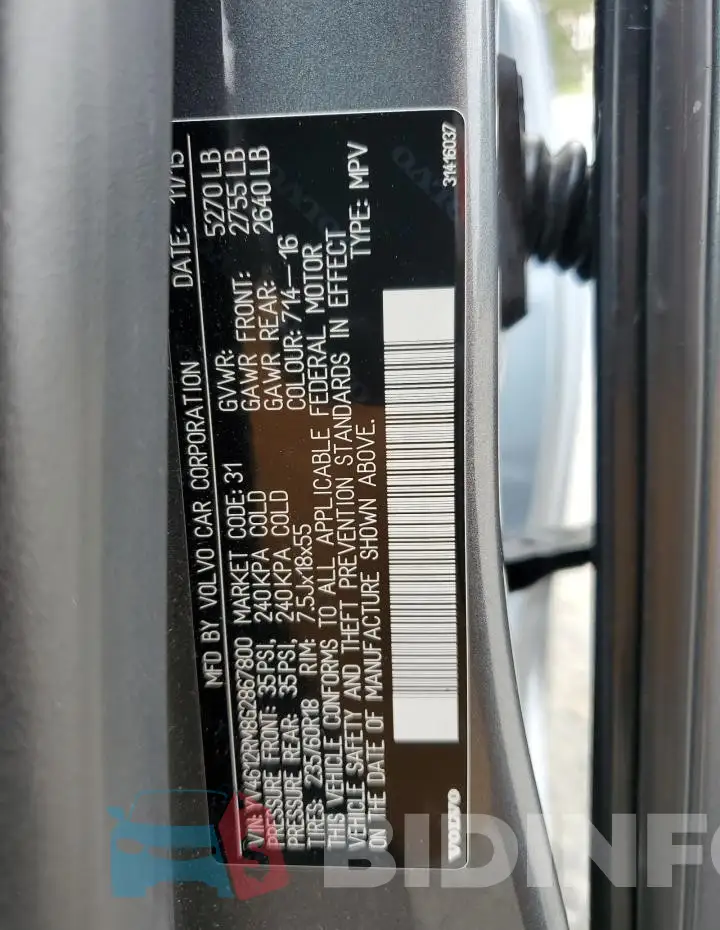 YV4612RM8G2867800 Photo# 14