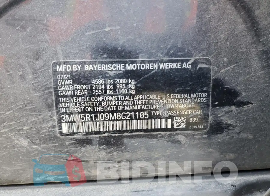 3MW5R1J09M8C21105 Photo# 13