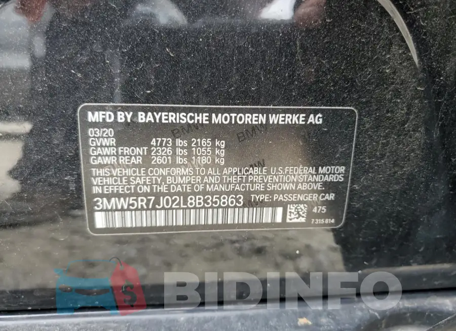 3MW5R7J02L8B35863 Photo# 13