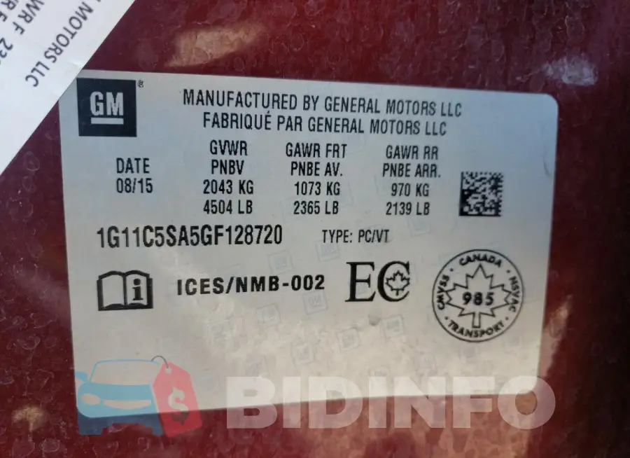 1G11C5SA5GF128720 Photo# 12