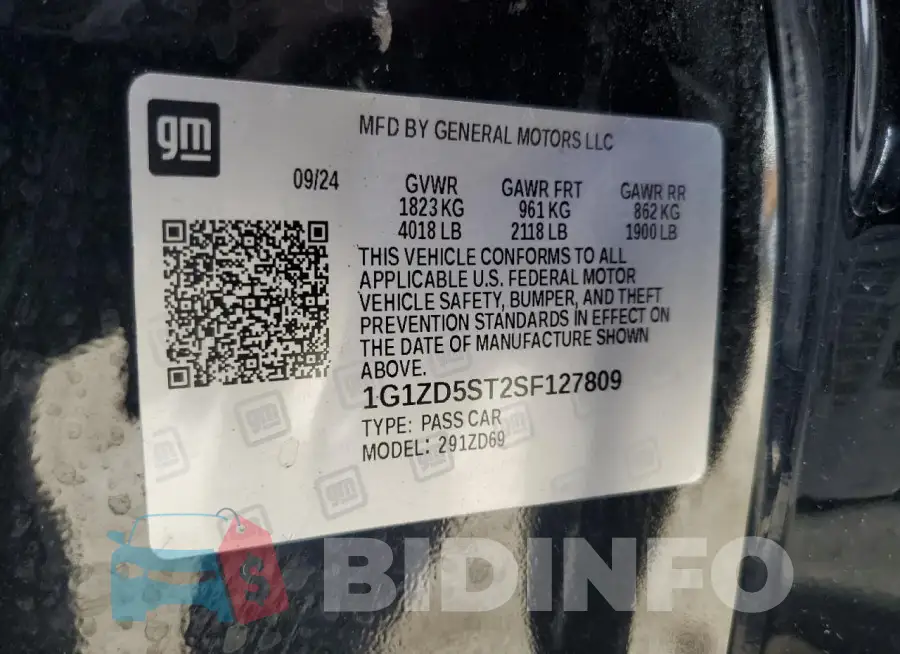 1G1ZD5ST2SF127809 Photo# 12