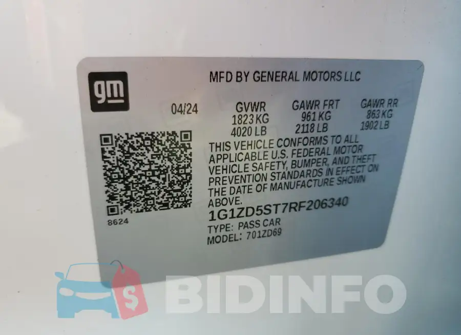 1G1ZD5ST7RF206340 Photo# 13
