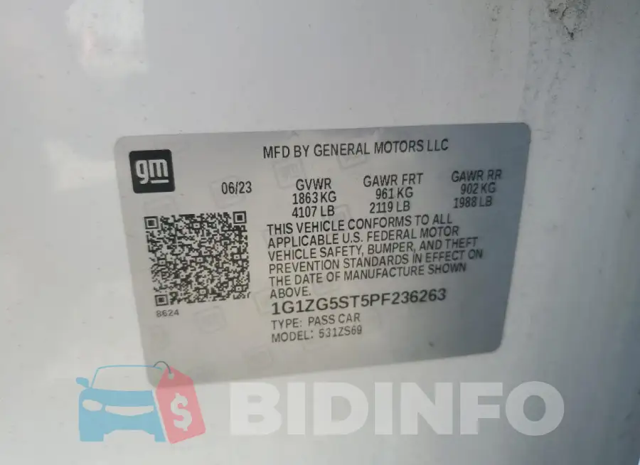 1G1ZG5ST5PF236263 Photo# 12