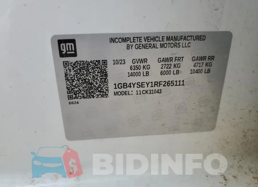 1GB4YSEY1RF265111 Photo# 12