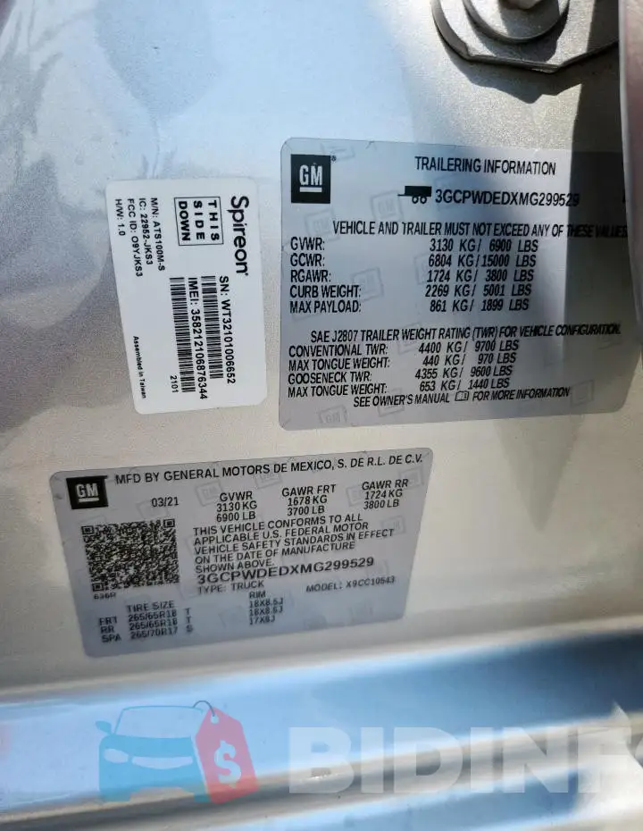 3GCPWDEDXMG299529 Photo# 12