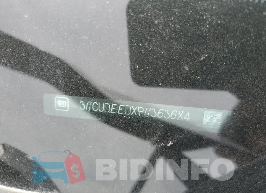 3GCUDEEDXPG363684 Photo# 12