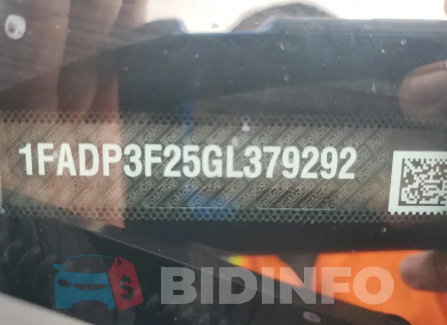 1FADP3F25GL379292 Photo# 12