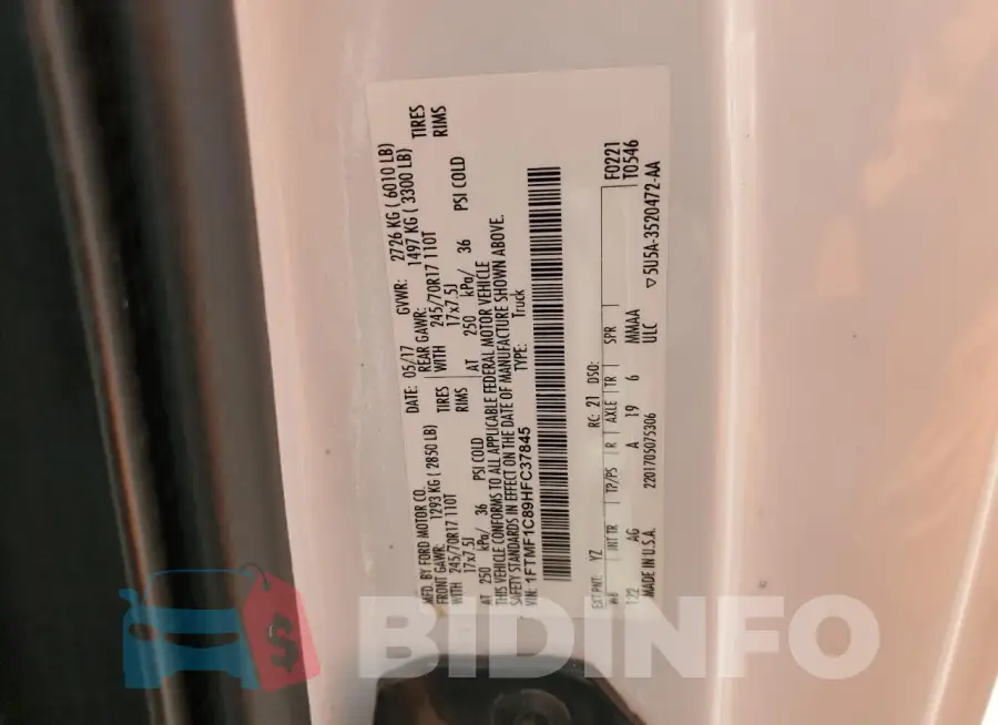 1FTMF1C89HFC37845 Photo# 12