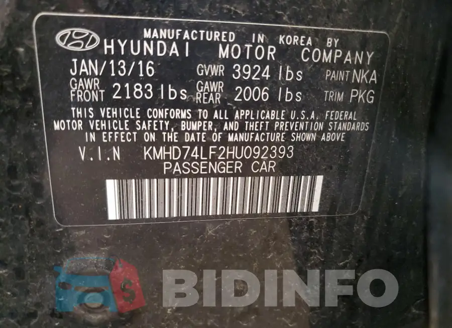 KMHD74LF2HU092393 Photo# 12