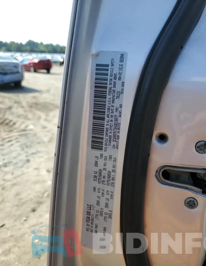 3C6RR7KT6HG618077 Photo# 13