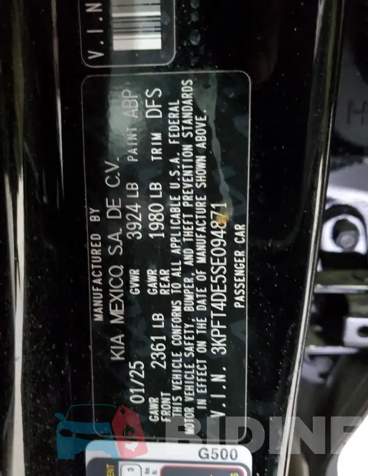 3KPFT4DE5SE094871 Photo# 12