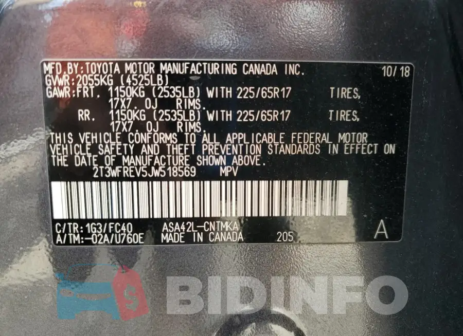 2T3WFREV5JW518569 Photo# 13