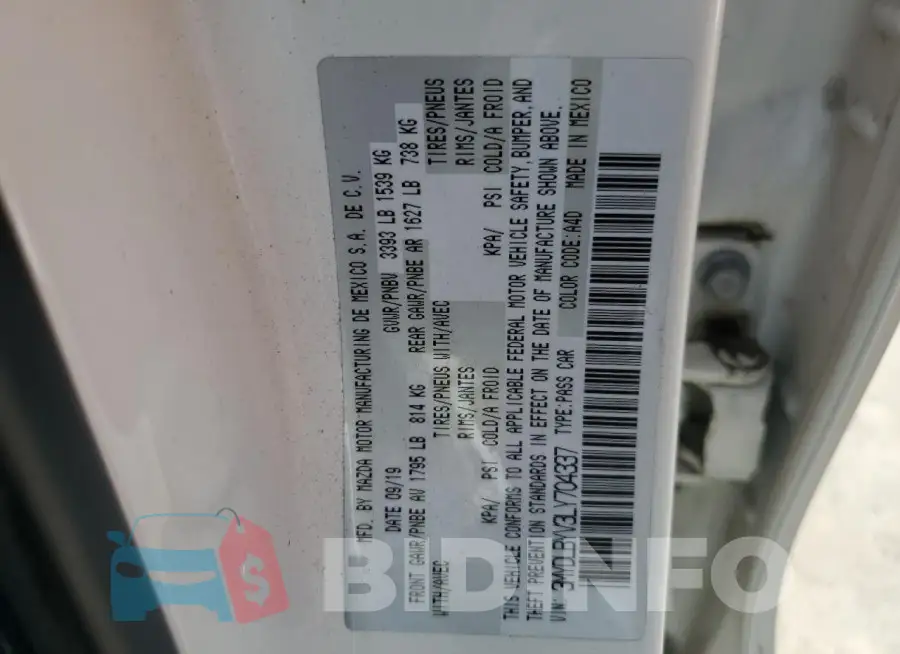 3MYDLBYV3LY704337 Photo# 12