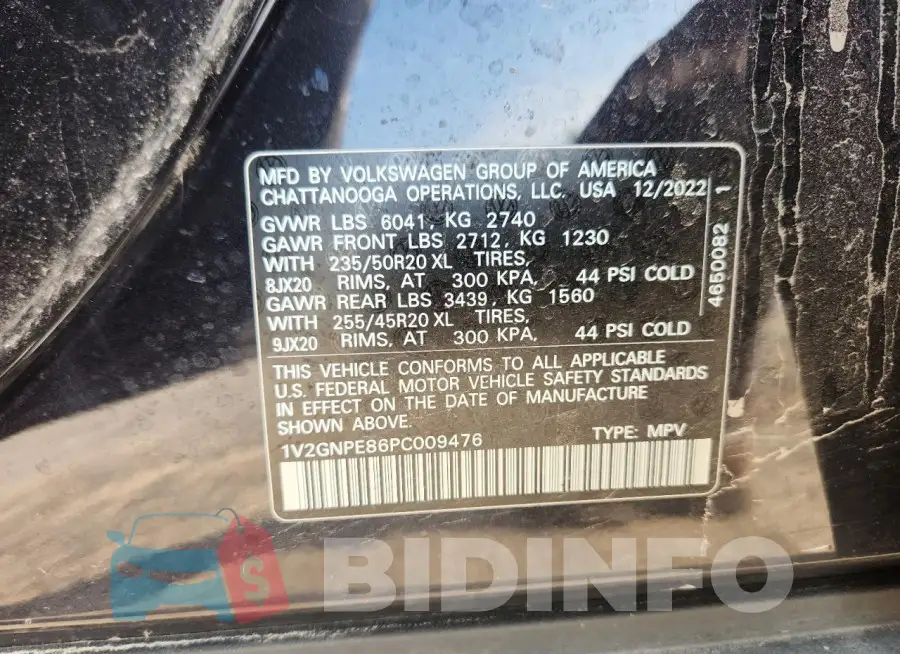 1V2GNPE86PC009476 Photo# 12