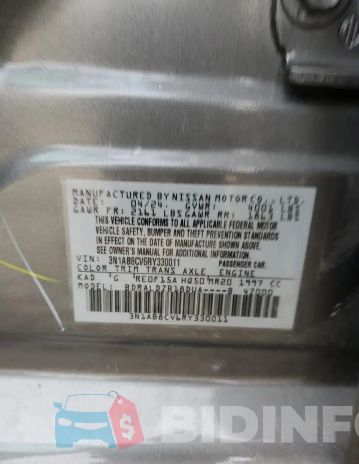 3N1AB8CV6RY330011 Photo# 12