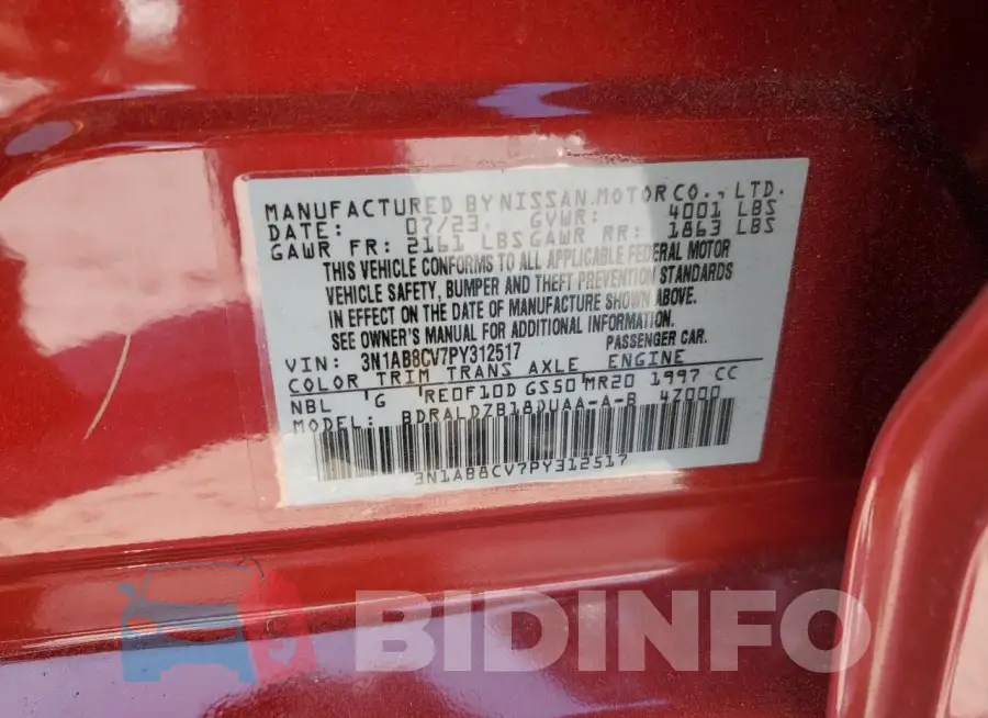 3N1AB8CV7PY312517 Photo# 12