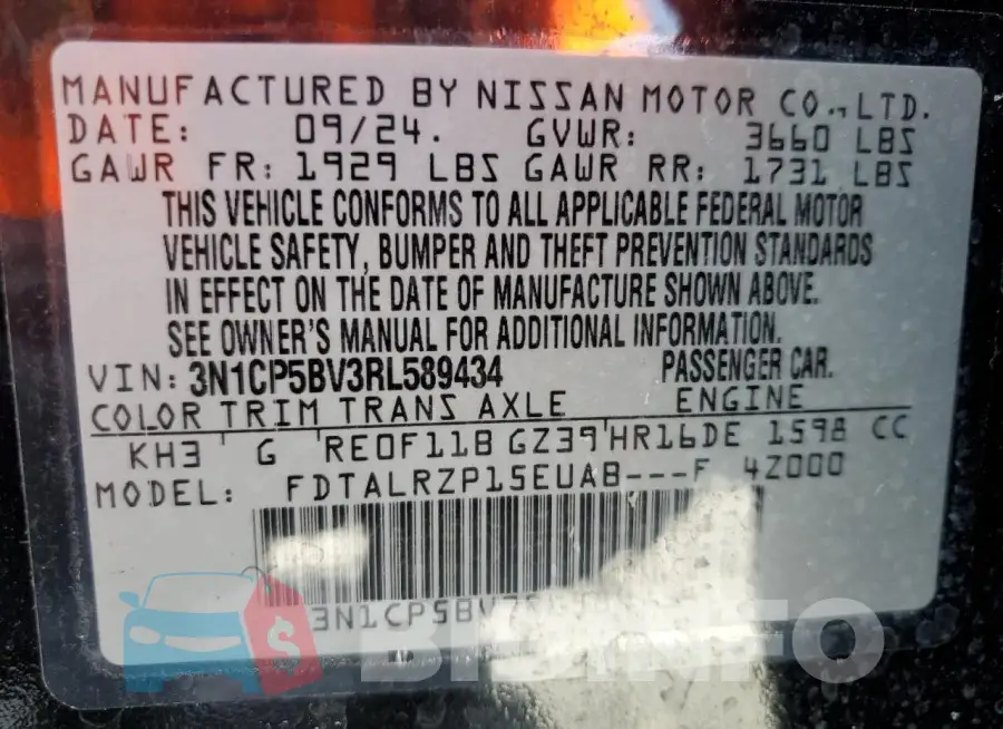 3N1CP5BV3RL589434 Photo# 13