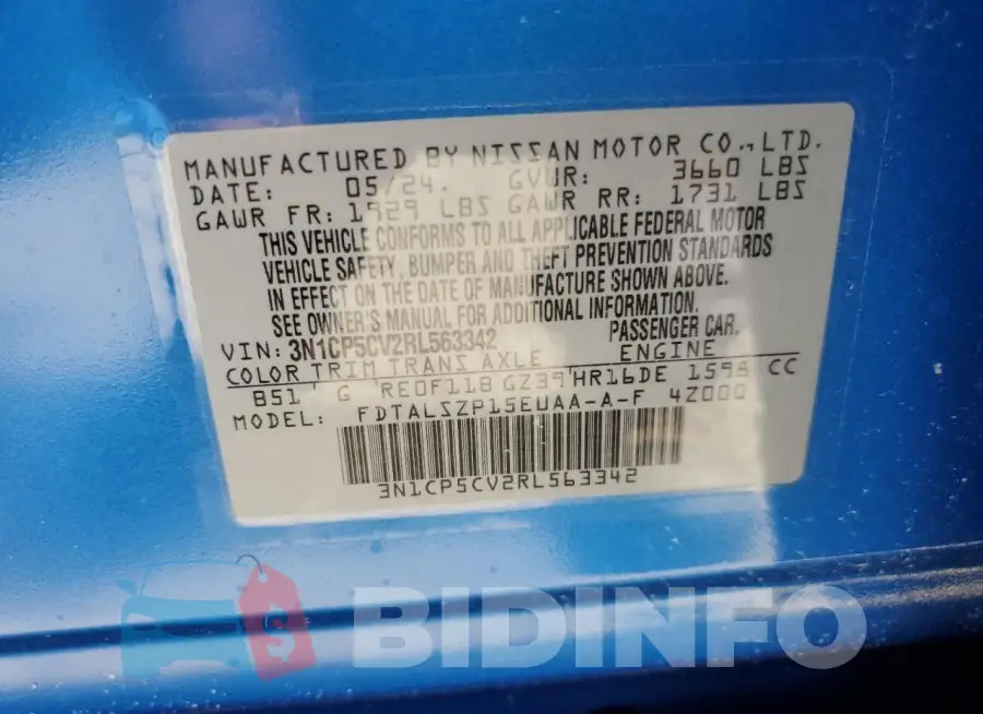 3N1CP5CV2RL563342 Photo# 13