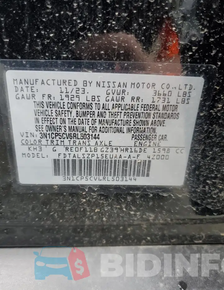 3N1CP5CV6RL503144 Photo# 13