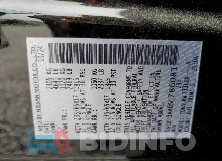 5N1BT3AA0SC786081 Photo# 13