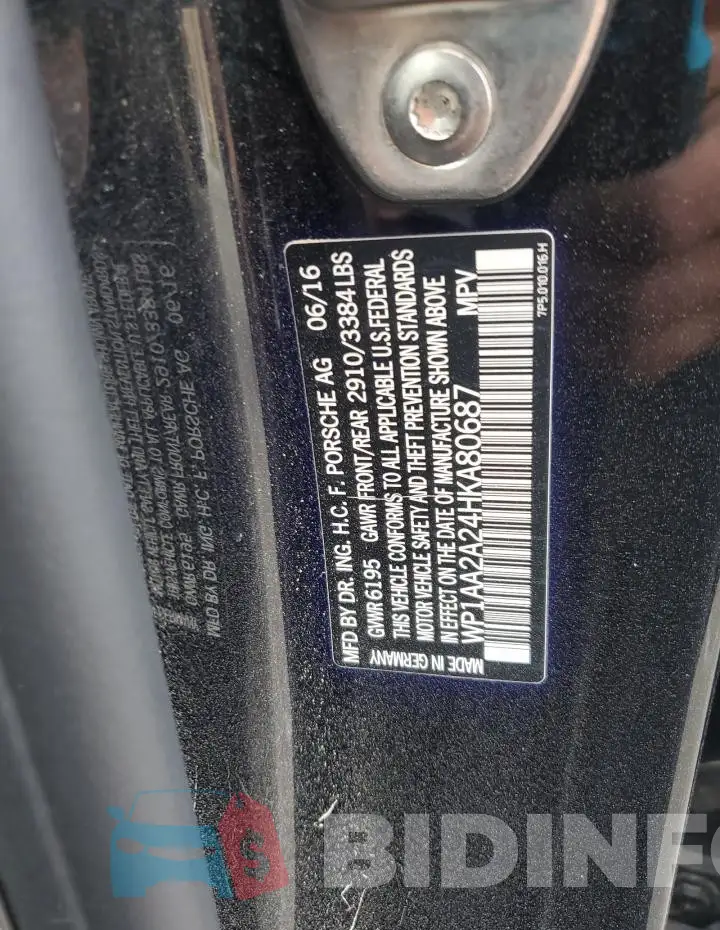 WP1AA2A24HKA80687 Photo# 13