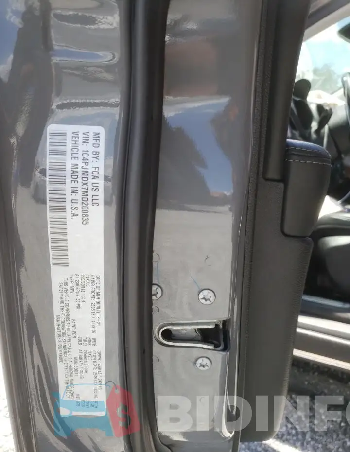 1C4PJMDX7MD200835 Photo# 13