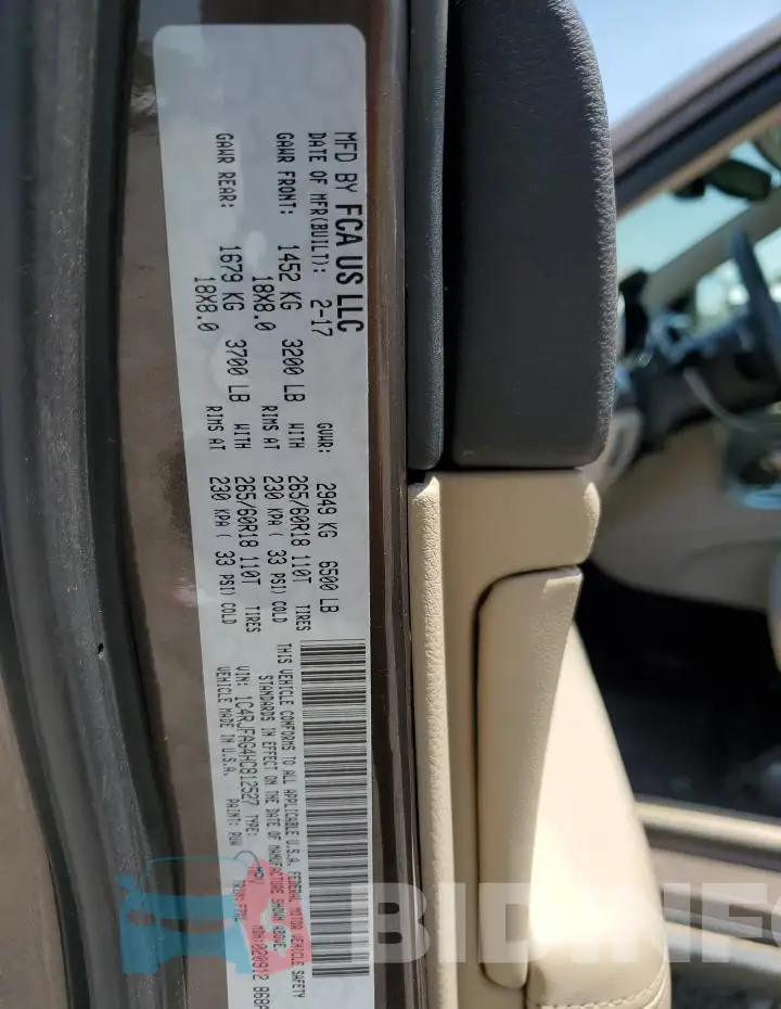 1C4RJFAG4HC812527 Photo# 13