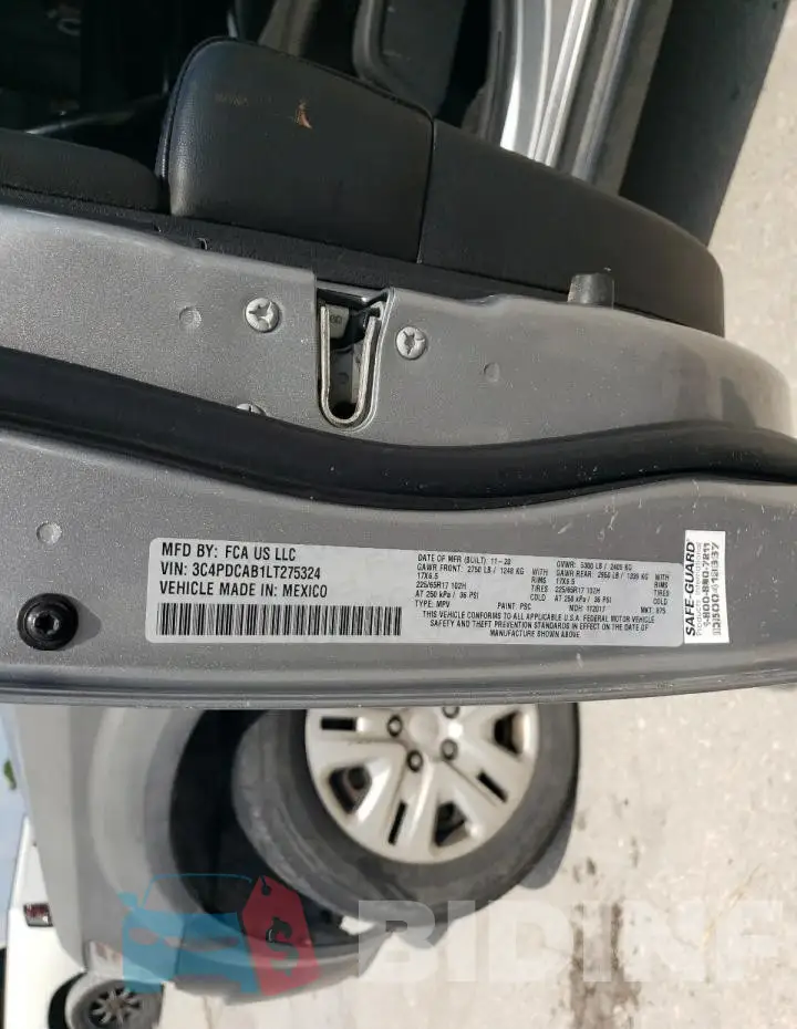 3C4PDCAB1LT275324 Photo# 13