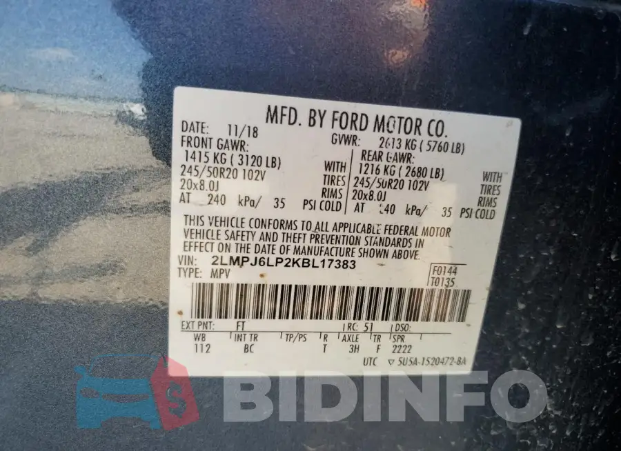 2LMPJ6LP2KBL17383 Photo# 13