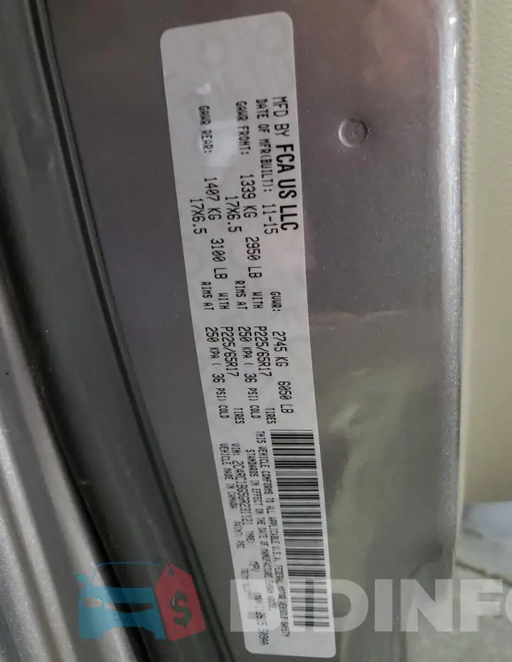 2C4RC1BG5GR231121 Photo# 13