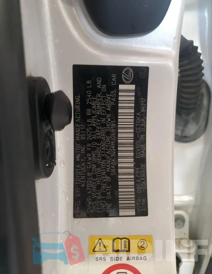 58ABK1GG4HU069181 Photo# 12