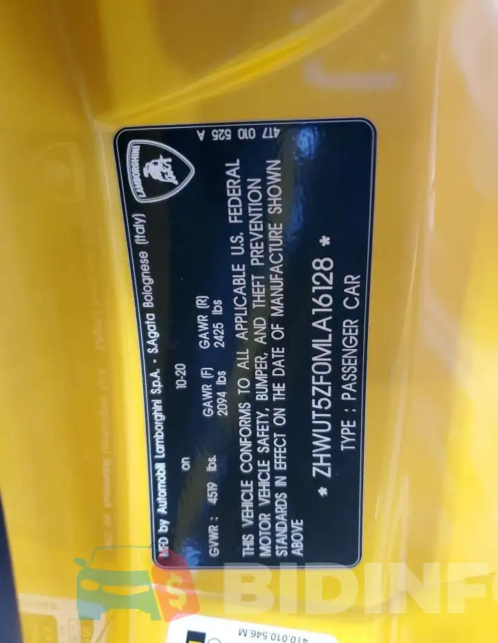 ZHWUT5ZF0MLA16128 Photo# 12