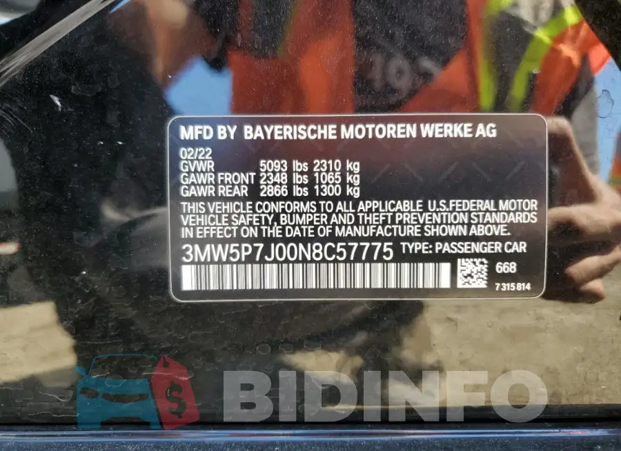 3MW5P7J00N8C57775 Photo# 12