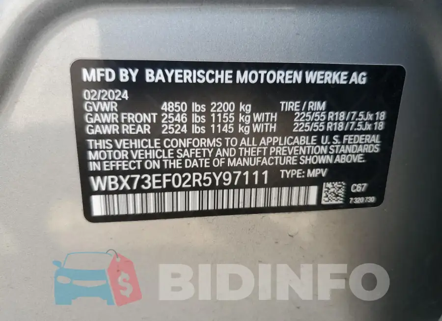 WBX73EF02R5Y97111 Photo# 13