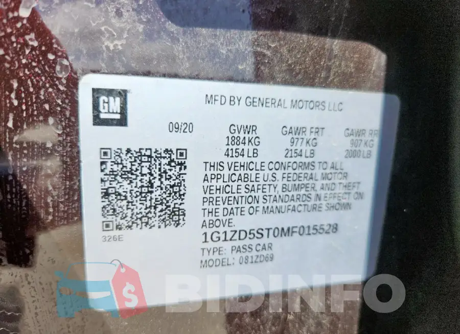 1G1ZD5ST0MF015528 Photo# 13