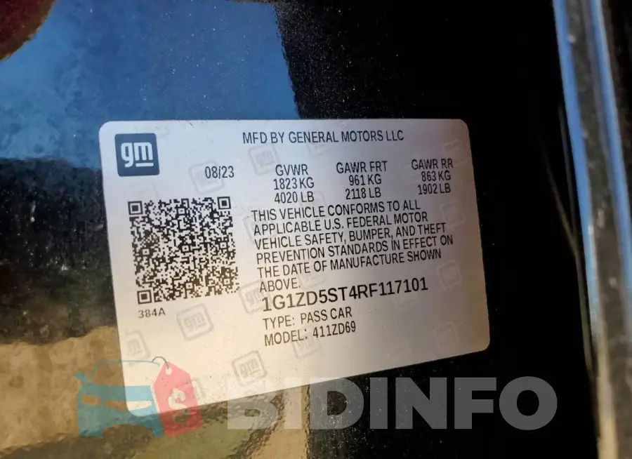 1G1ZD5ST4RF117101 Photo# 13