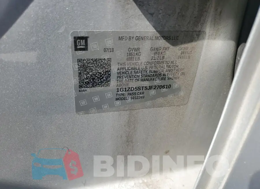 1G1ZD5ST5JF270610 Photo# 13
