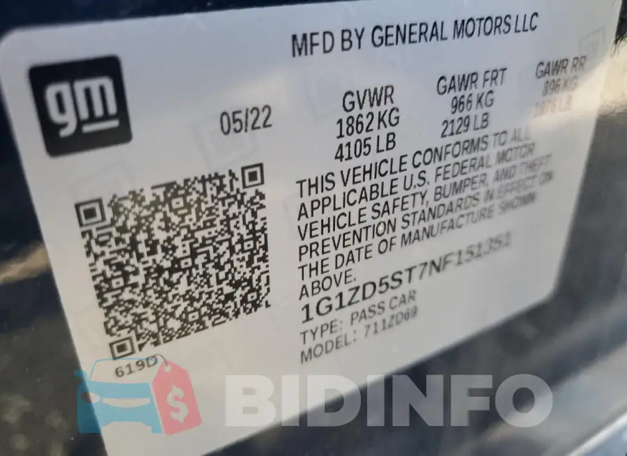 1G1ZD5ST7NF151351 Photo# 12